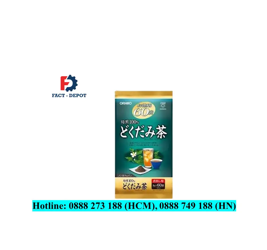 Trà diếp cá thanh nhiệt thải độc Orihiro 60 gói